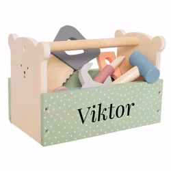 Verktygslåda Med Namn - Grön