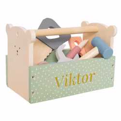 Verktygslåda Med Namn - Grön