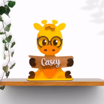 Personlig Namnskylt - Giraffens Stilfullhet