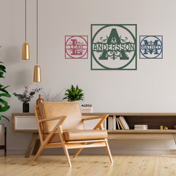 Kvadraten - Konstfull Väggaccent