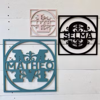 Kvadraten - Konstfull Väggaccent