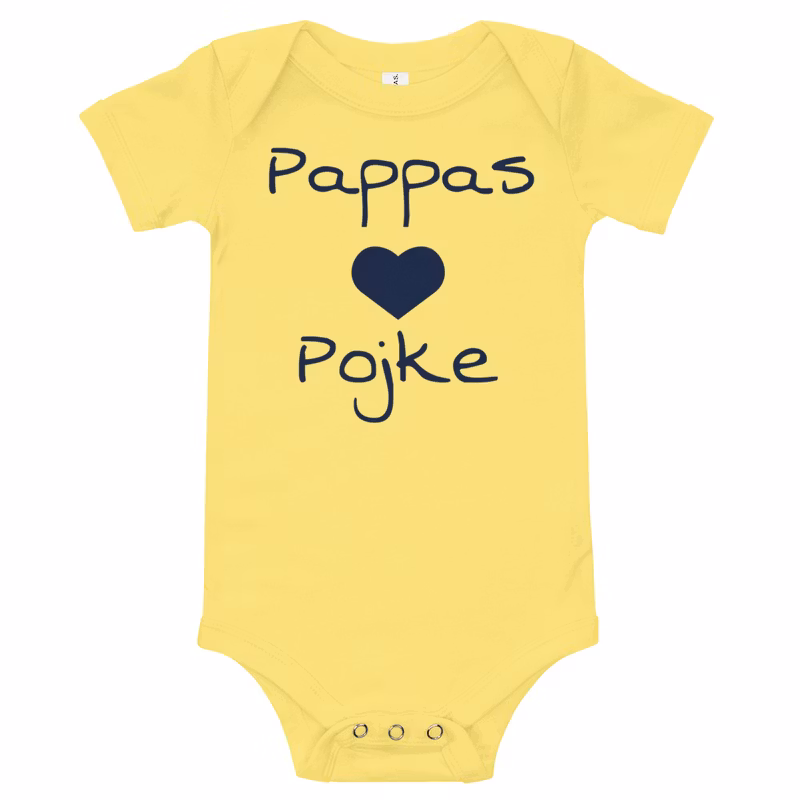 Body med tryck Pappas pojke (Flera färger)