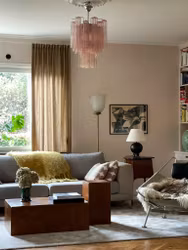 Muranolampa • TUBULAR • SMALL • rosa.