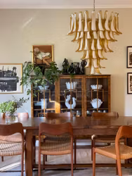 Muranolampa • Mazzega •XXL • bärnsten.