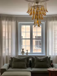 Muranolampa • Mazzega •XL • sand.