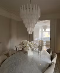 Muranolampa • DROP • LARGE • klart glas