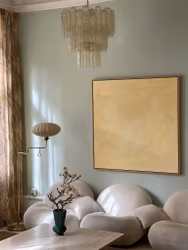 Muranolampa • 'DIAMOND'• honung.