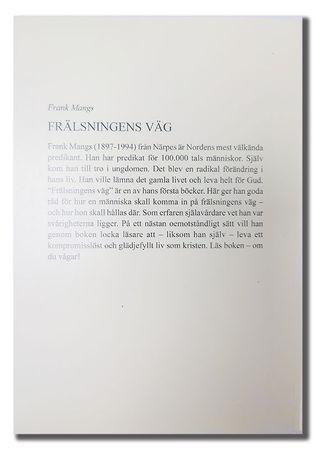 Frälsningens väg - Frank Mangs