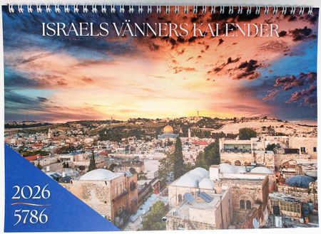 Kalender 2026 inkl judiska helgdagar