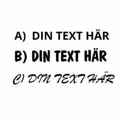 Hoodie med Egen Text