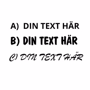 Sweatshirt med Egen Text
