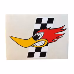 Hackspett - Klistermärke