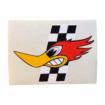 Hackspett - Klistermärke