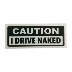 Caution - Klistermärke