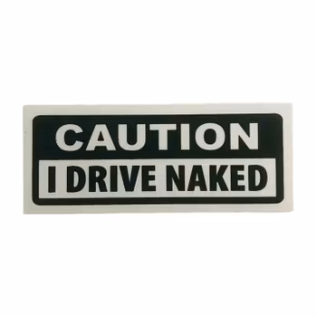 Caution - Klistermärke