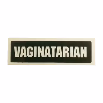 Vaginatarian - Klistermärke