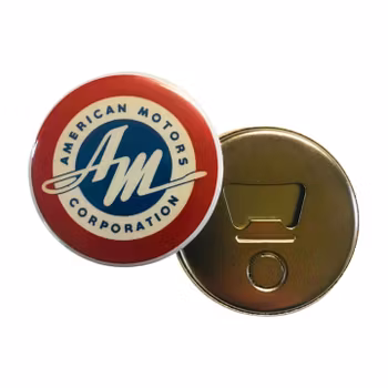 American motors kylskåpsmagnet med kapsylöppnare