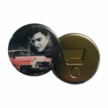 Elvis Kylskåpsmagnet med kapsylöppnare