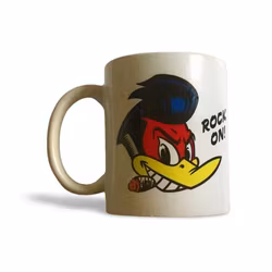 Hackspett "Rock on!" Kaffemugg