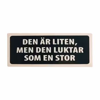 Luktar som en stor - klistermärke