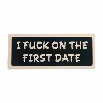 First date - klistermärke.