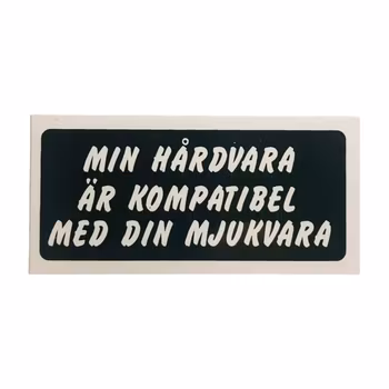 Hårdvara - klistermärke