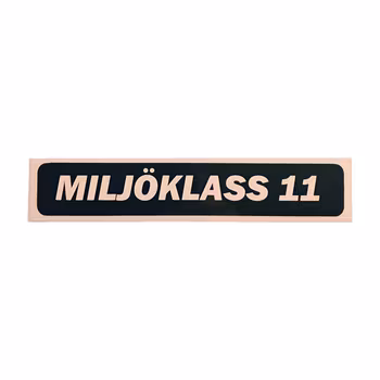 Miljöklass 11 - Dekal