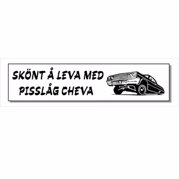 Pisslåg Cheva - Klistermärke