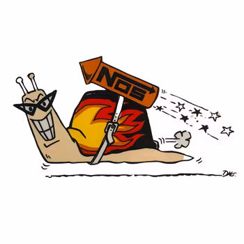 NOS Snigel - Klistermärke