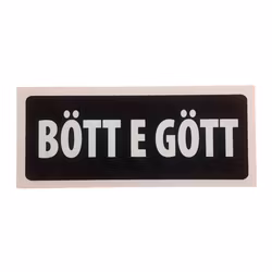 Bött E Gött - Klistermärke