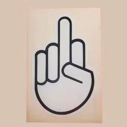 Fuck You - Klistermärke