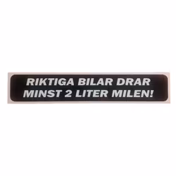Riktiga bilar - klistermärke