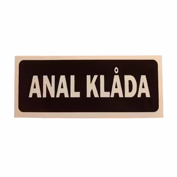 Anal Klåda - Klistermärke