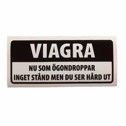 Viagra - Klistermärke
