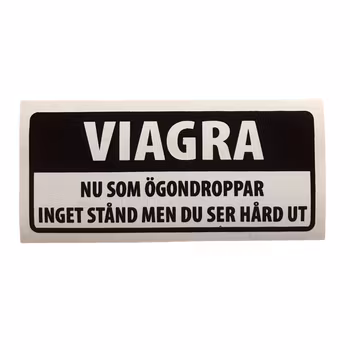 Viagra - Klistermärke