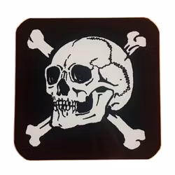 Dödskalle - Klistermärke