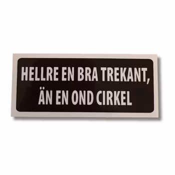 Trekant - Klistermärke