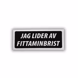 Fittaminbrist - Klistermärke