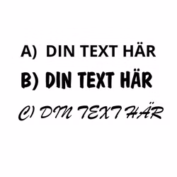 T-shirt med Egen Text