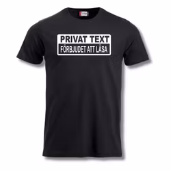 Privat Text - T shirt
