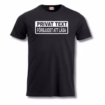 Privat Text - T shirt