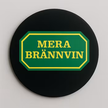 Mera Brännvin - Glasunderlägg