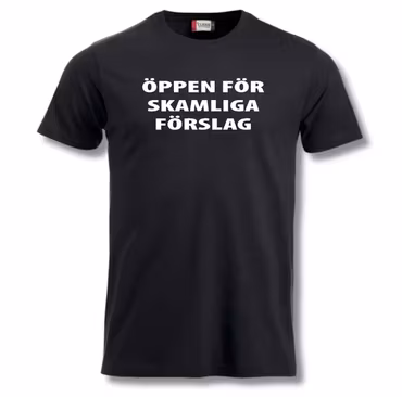 Öppen för skamliga förslag - T Shirt