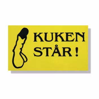 Kuken Står - Klistermärke
