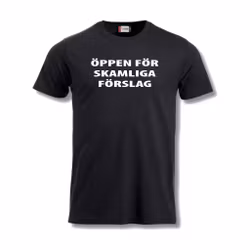 Öppen för skamliga förslag - T-shirt