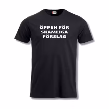 Öppen för skamliga förslag - T-shirt