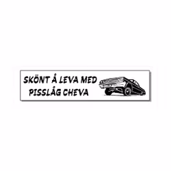 Pisslåg Cheva - Klistermärke