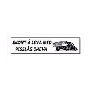 Pisslåg Cheva - Klistermärke