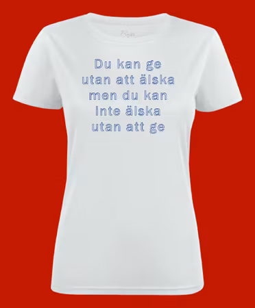 3001 T-shirt med färdiga budskap