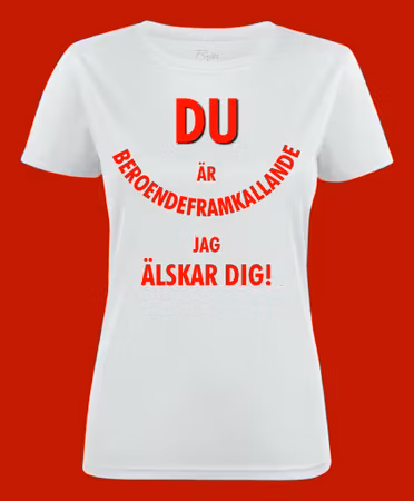 3002 T-shirt med färdiga budskap